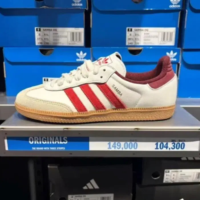 [BUNJANG] Adidas Samba OG Red Sneakers / (새제품) 아디다스 남여 스니커즈 삼바 OG 레드 JI3201 C2K 2