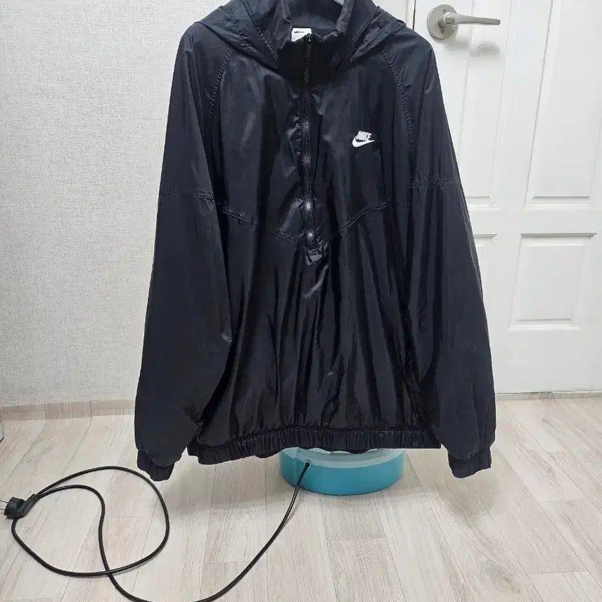 [BUNJANG] Nike Windrunner Woven Anorak Windbreaker - Black / (110~120)2XL초대장급 나이키 윈드러너 우븐[블랙]아노락 바람막이