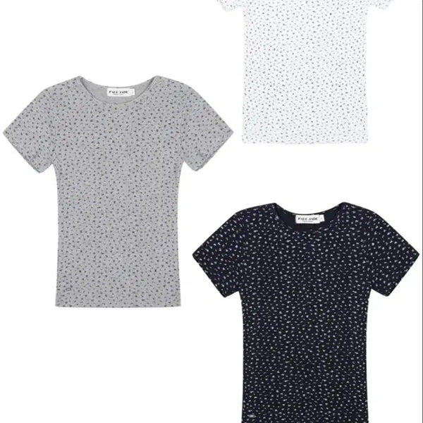 [BUNJANG] Faid Jayd Waffle Flower Basic Short Sleeve T-shirt / 페일제이드 와플 플라워 베이직 반팔 티셔츠