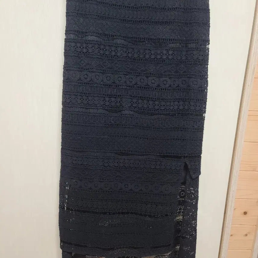 [BUNJANG] TIME byhandsome Black Lace Long Skirt / 한섬:TIME  검정 레이스 롱 스커트/상태는최상입니다