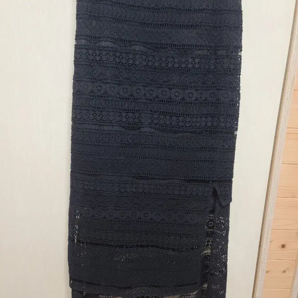 [BUNJANG] TIME byhandsome Black Lace Long Skirt / 한섬:TIME  검정 레이스 롱 스커트/상태는최상입니다