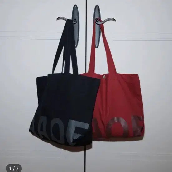 [BUNJANG] AAOF CLUB 10th Anniversary Holiday Canvas Tote Bag Navy / AAOF CLUB 10주년 홀리데이 캔버스 토트백 네이비