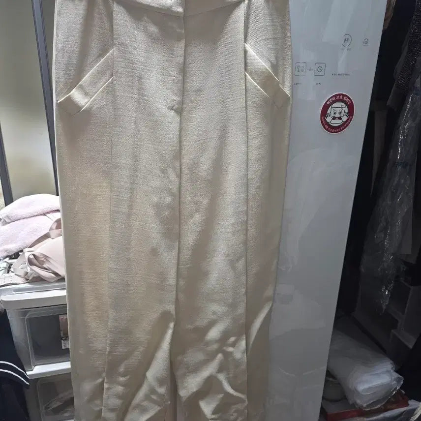 [BUNJANG] Lanvin Linen Pants Ivory / 랑방 린넨 바지 팝니다
