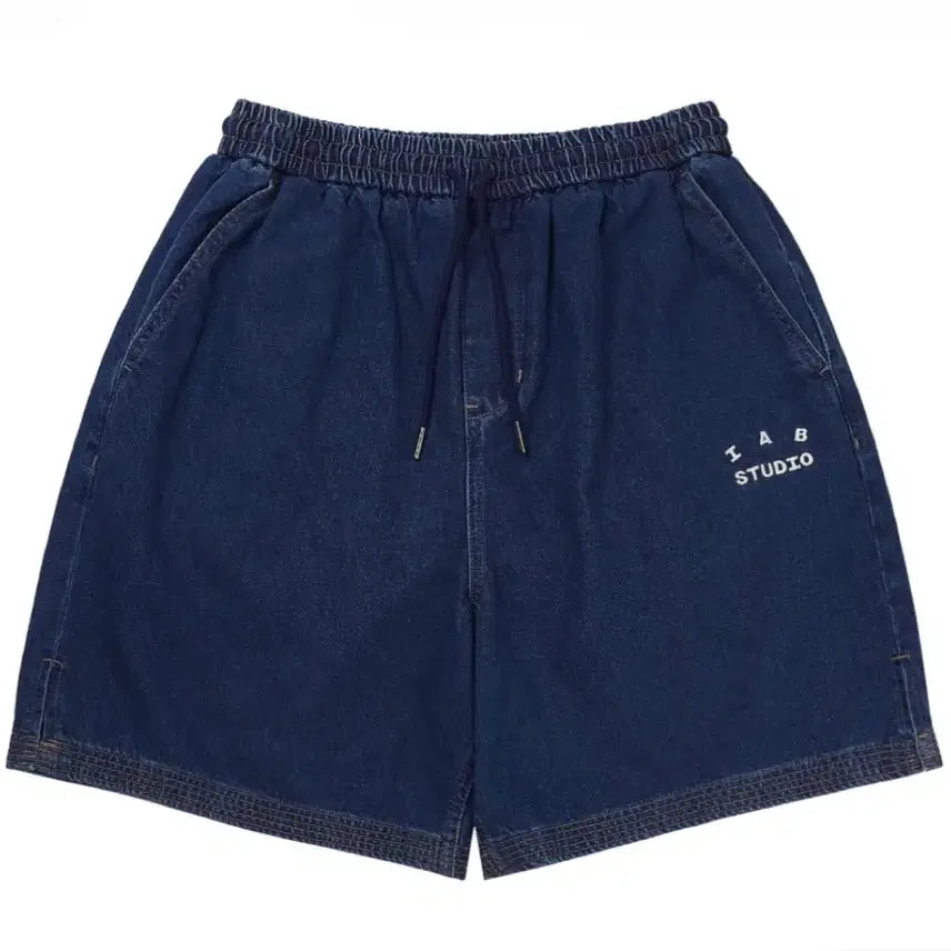 [BUNJANG] IAB Studio Denim Shorts Deep Blue / [새상품] 아이앱 스튜디오 데님 쇼츠 딥 블루 L, XL