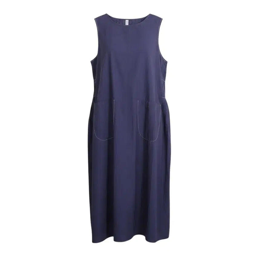 [BUNJANG] Women's Sleeveless Stitch Long Dress / 여성F/ 일본어 민소매 스티치 롱원피스 PP A-2