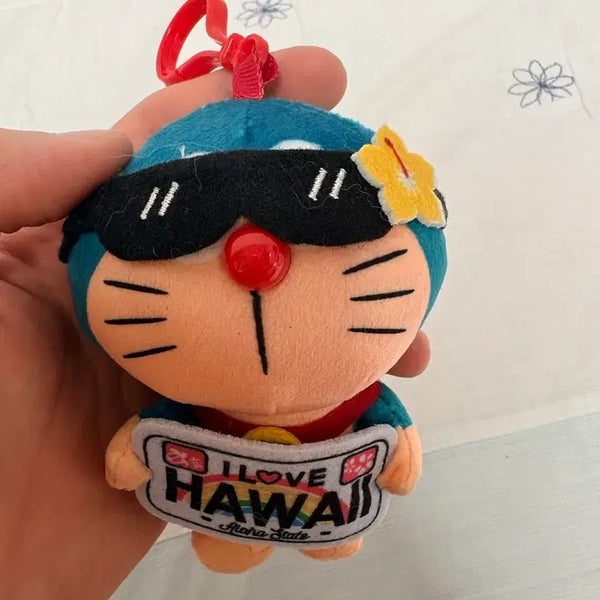 [BUNJANG] Doraemon Hawaii Keychain / 하와이 도라에몽 키링