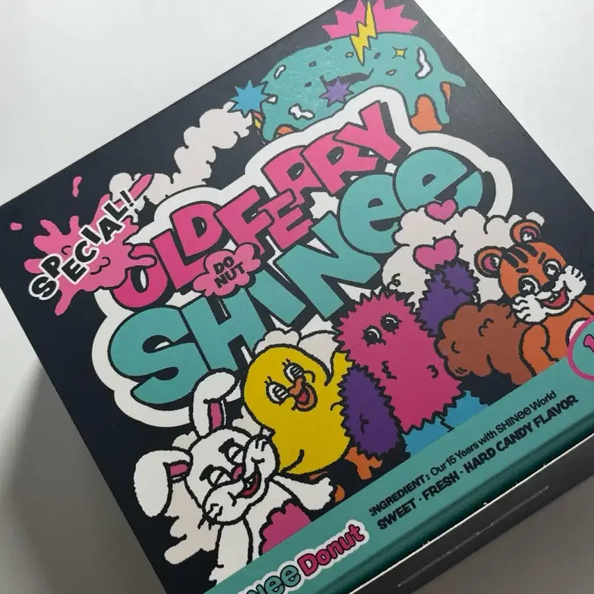 [BUNJANG] SHINee Old Ferry Donut Collaboration Donut Box Bundle Set / 샤이니 올드페리 도넛 콜라보 도넛박스