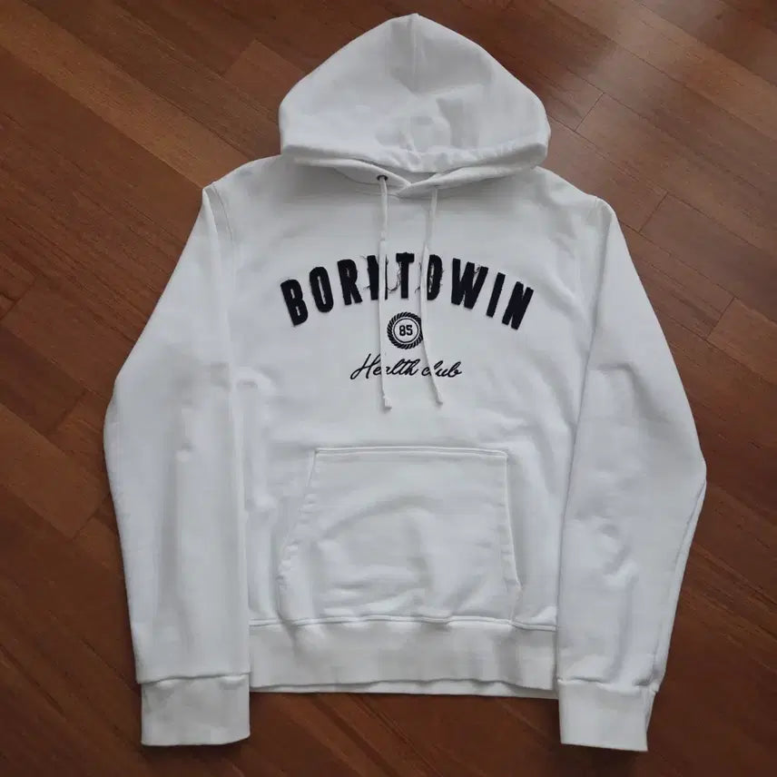 [BUNJANG] Born to Win Patch Muscle Fit Hoodie Size 3 / 본투윈 패치 머슬핏 후디 3사이즈
