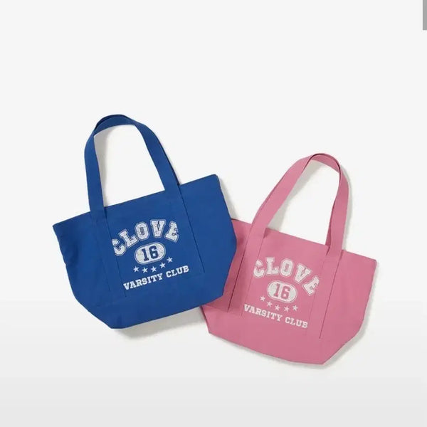[BUNJANG] Crove Varsity Club Tote Bag Blue / [새상품] 클로브 Varsity Club 토트백 블루 정가 79000원