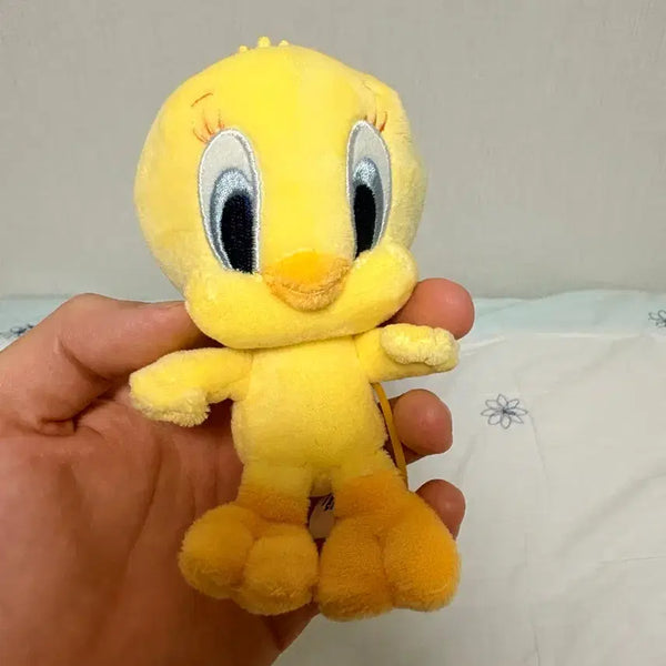 [BUNJANG] Looney Tunes Tweety Yellow Plush Keychain / 루니툰 트위티 인형 옐로우 키링