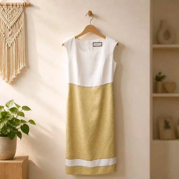 [BUNJANG] MOJO.S.PHINE 2022 Color-Blocked Sleeveless Dress Size S / 모조에스핀 2022 배색 슬리브리스 원피스 S사이즈