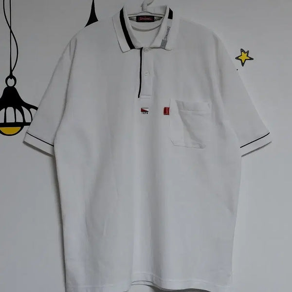 [BUNJANG] Spalding Vintage Oversized Pique Polo Shirt LL / [LL] 스팔딩(Spalding) 빈티지 오버핏 피케 카라티셔츠