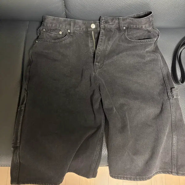 [BUNJANG] Branded Bermuda Carpenter Jeans Black Blue 32 / 브랜디드 버뮤다 카펜더 흑청 32