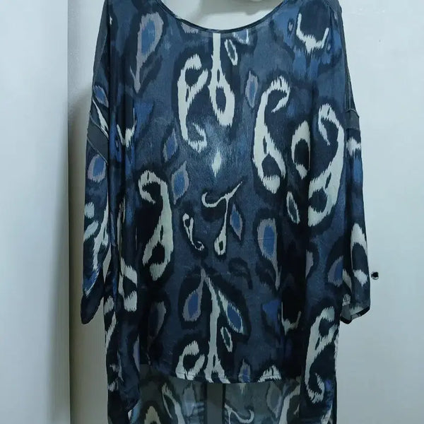[BUNJANG] Compagnia Italy Silk Blend Blouse / 꼼빠니아 이태리직수입 실크혼방리퍼블라우스