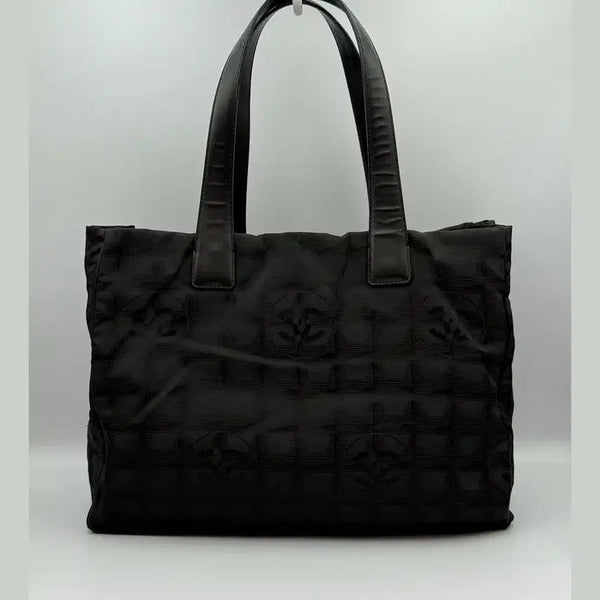 [BUNJANG] Chanel New Travel Line CC Logo Shoulder Tote Bag / [A급/정품보증서] 샤넬 CHANEL 뉴트래블라인 CC로고 숄더백 토트백
