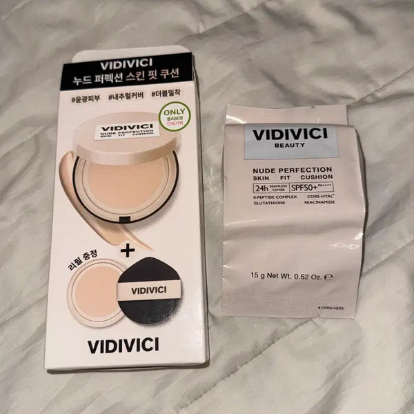 [BUNJANG] VIDIVICI Nude Perfection Skin Fit Cushion Refill 21N / 비디비치 누드 퍼펙션 스킨 핏 쿠션 리필 21N