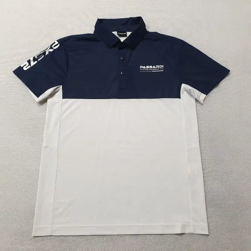 [BUNJANG] FASADI Polo Short-Sleeve T-Shirt Navy/White / 파사디 폴로 반팔 티셔츠 네이비/화이트 95