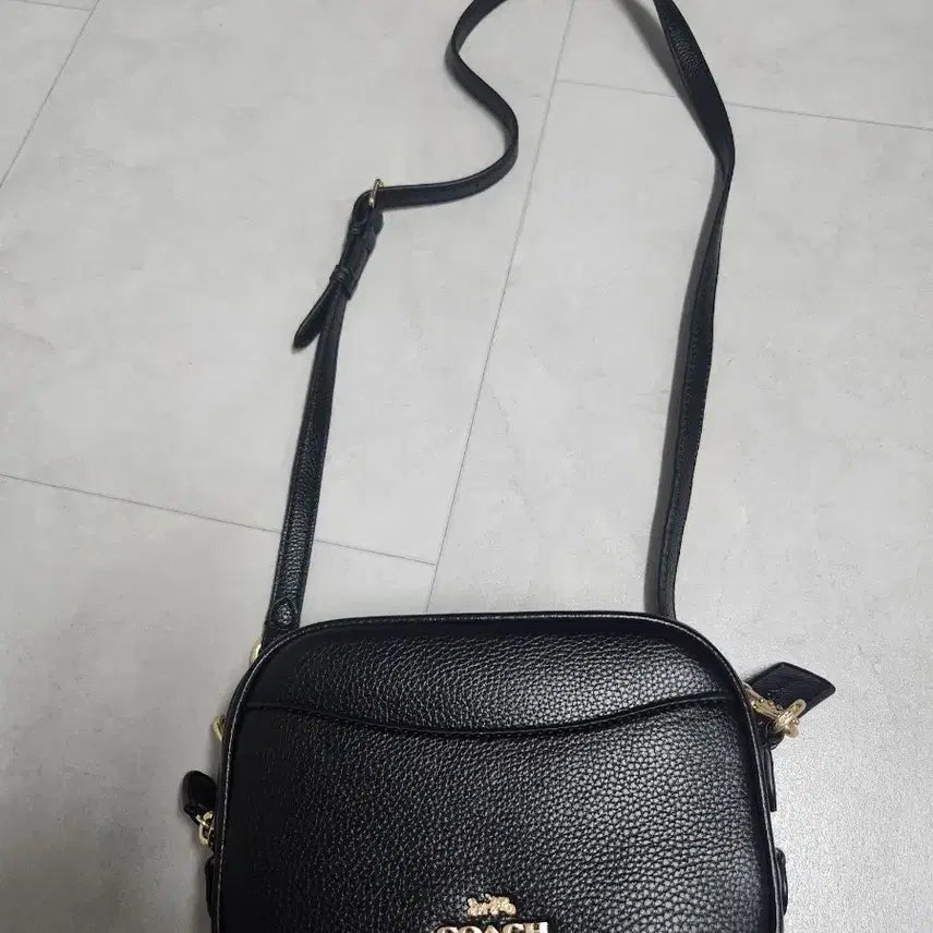 [BUNJANG] Coach Women's Bag Black Leather / 코치 여성 가방 블랙
