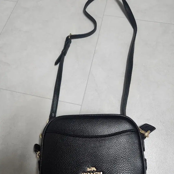[BUNJANG] Coach Women's Bag Black Leather / 코치 여성 가방 블랙