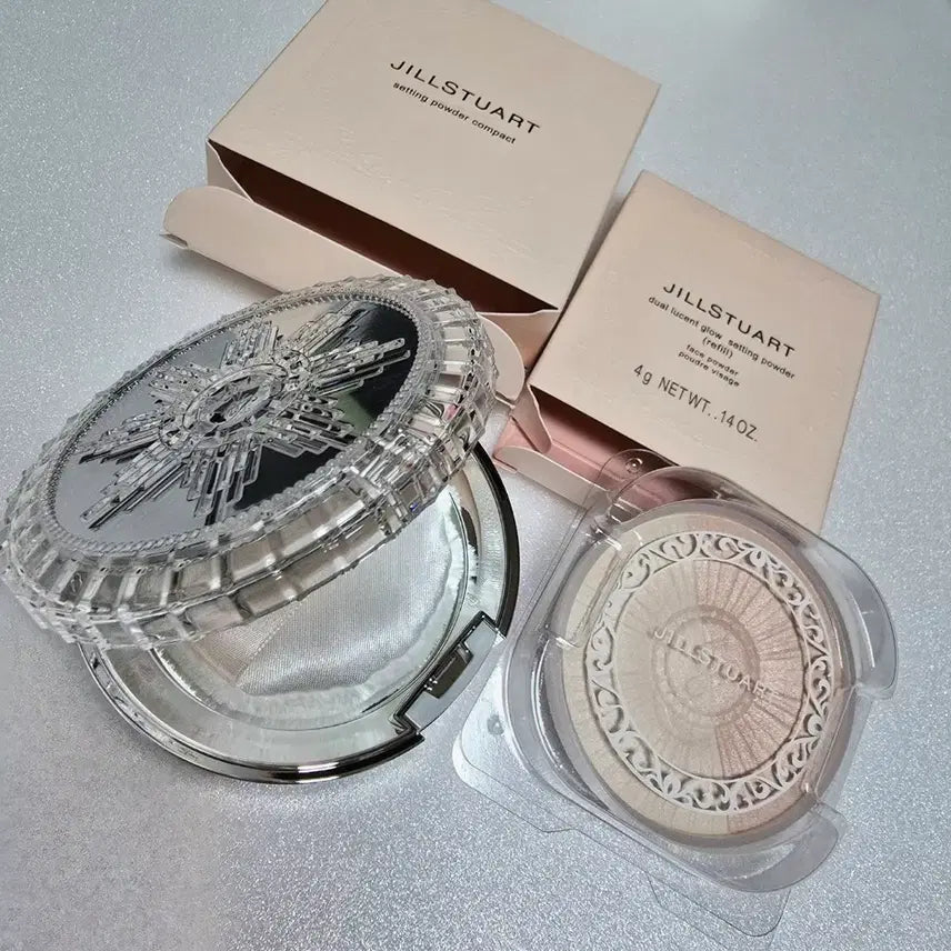 [BUNJANG] JILLSTUART Dual Lucent Glow Setting Powder Refill + Case / 질스튜어트 듀얼 루센트 글로우 세팅 파우더 리필+케이스  미개봉