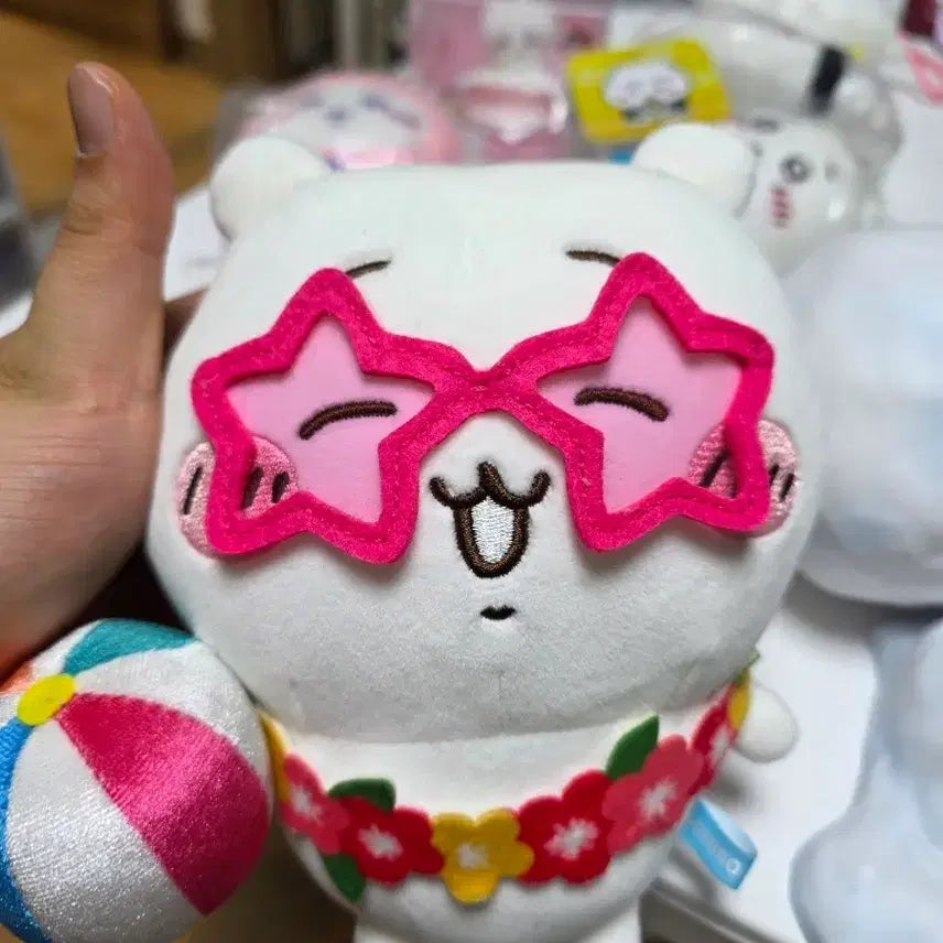 [BUNJANG] Chiikawa Summer Series Plush Doll (Unsealed) / 개봉) 미니소 치이카와 여름시리즈 누이구루미 인형