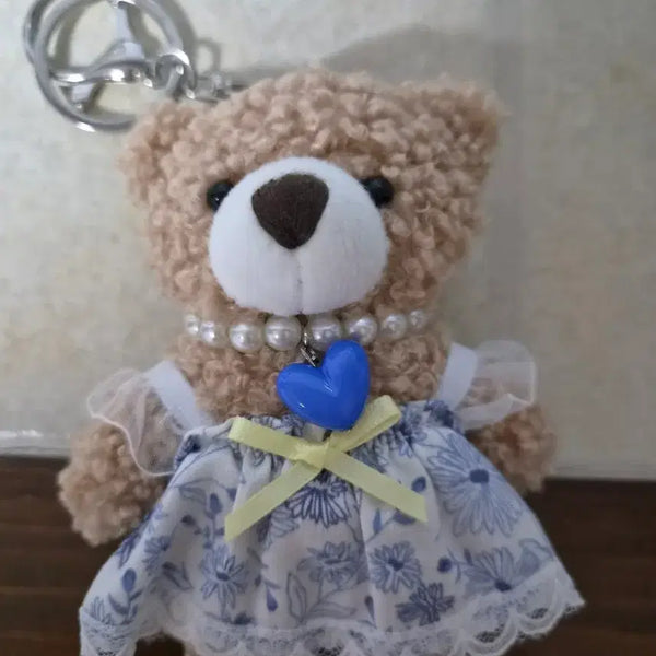 [BUNJANG] Teddy Bear Charm Keychain New / 곰인형 키링 새상품