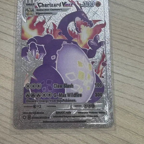 [BUNJANG] Pokemon Card Charizard VMAX SV107 Metal / 포켓몬 카드 리자몽 VMAX SV107 메탈