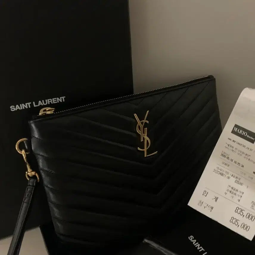[BUNJANG] Saint Laurent YSL Clutch / 생로랑 YSL 클러치