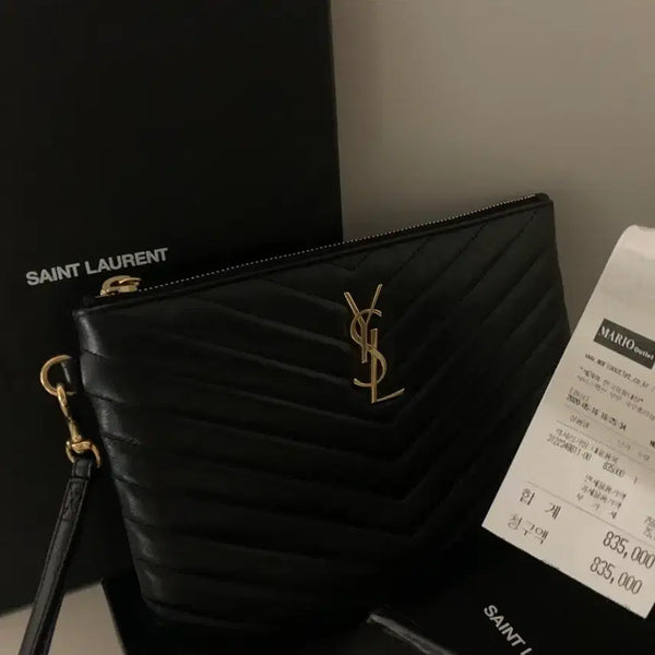 [BUNJANG] Saint Laurent YSL Clutch / 생로랑 YSL 클러치