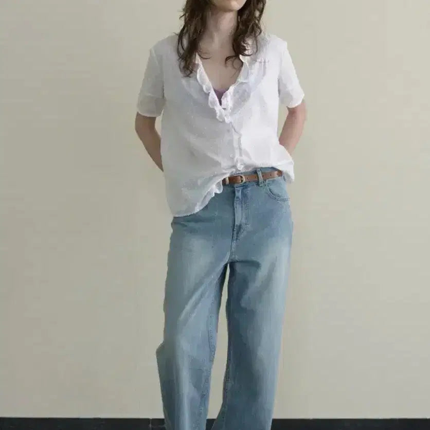 [BUNJANG] Via Plain Blouse / 비아플레인 블라우스