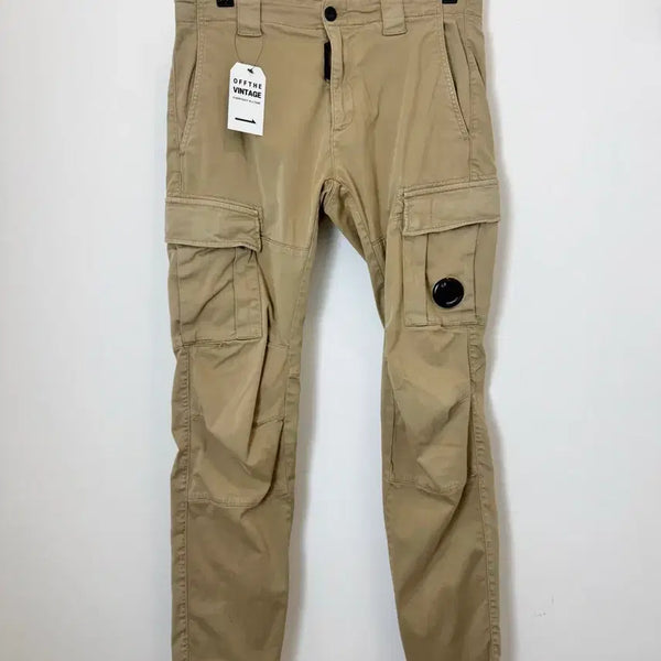 [BUNJANG] CP Company Lens Cargo Pants Beige / CP 컴퍼니 렌즈 카고 바지 베이지