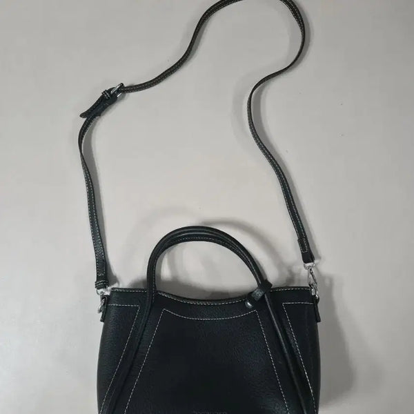 [BUNJANG] Black Crochet Shoulder Bag / 블랙 크로셰 숄더백(구매시 랜덤 인형증정)