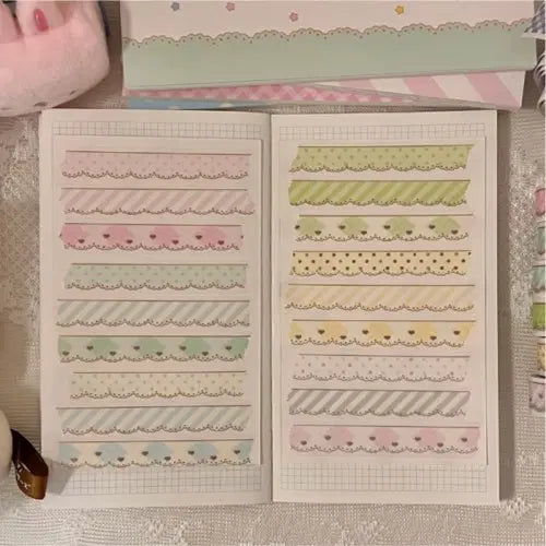 [BUNJANG] Way to Fetch Sweet Frill Mix Masking Tape Set (6 Types) / 웨이투페치 스윗 프릴 믹스 마스킹 테이프 6종