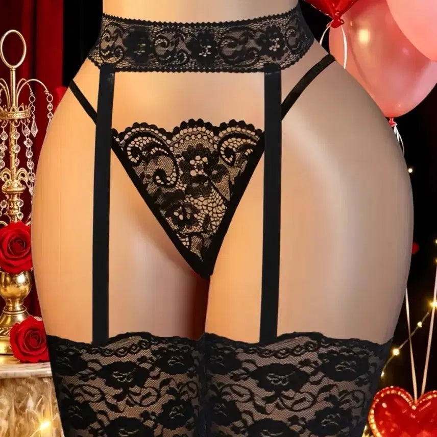 [BUNJANG] 12-Piece Bodysuit Costume Set with Garter Belt Bikini / 12벌 바디수트 코스프레 코스튬 섹시 여캠 bj 이벤트 가터벨트 비키니