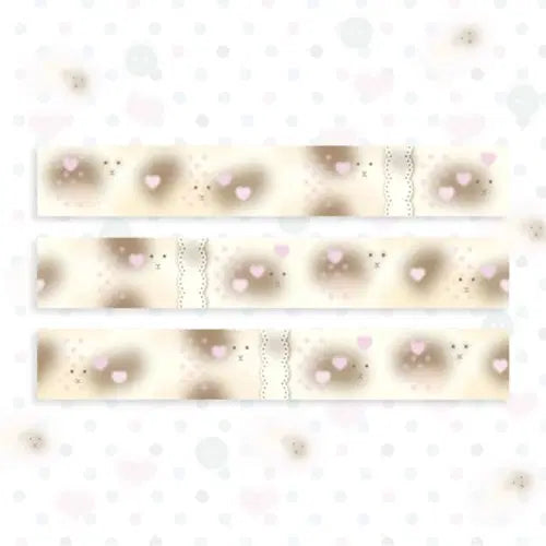 [BUNJANG] Waittopeach Injeolmi Guinea Masking Tape / 웨이투페치 인절미 기니 마스킹 테이프 마테띵 다꾸 스티커