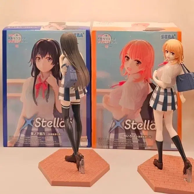 [BUNJANG] Sega XStellar Yahari Ore no Seishun Love Comedy wa Machigatteiru. Yukino Yukinoshita & Iroha Isshiki Figure Set (Bundle) / [미개봉]'역시 내 청춘 러브코메디는 잘못됐다'   피규어세트( 일괄판매