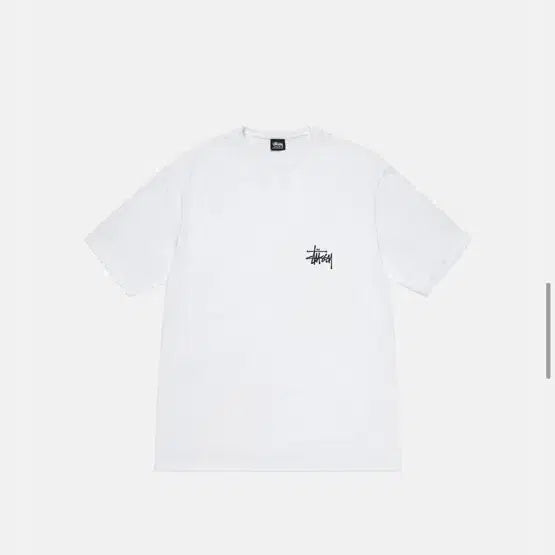 [BUNJANG] Stüssy Short Sleeve T-Shirt White / 스투시 반팔티 화이트