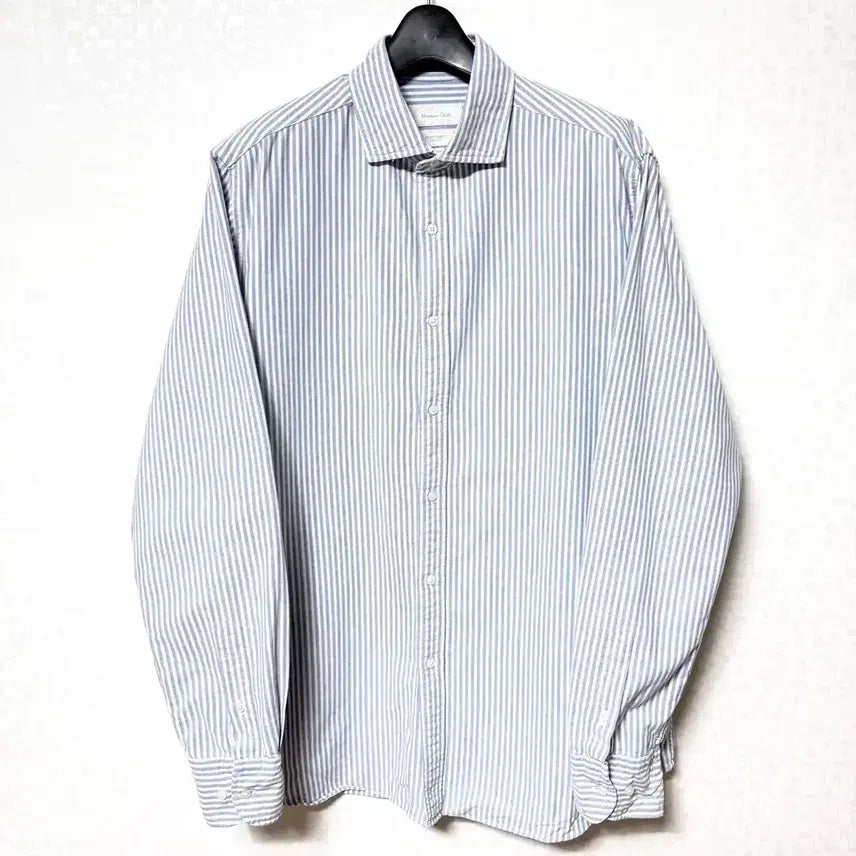[BUNJANG] Massimo Dutti Striped Shirt / [L,100]마시모두띠 스트라이프 셔츠 남방