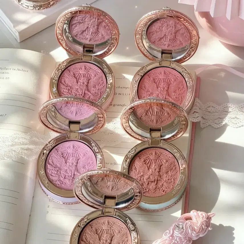 [BUNJANG] Flower Knows Unicorn Satin Blusher (New) / (새상품 현물)플라워노즈 나이트 유니콘 새틴 블러셔 치크
