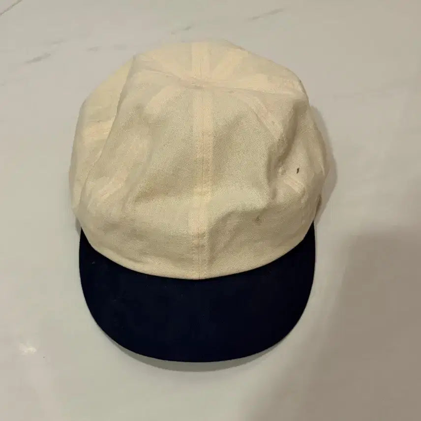 [BUNJANG] Saki + Show Linen Color Block Newsboy Cap / Saki + Show 린넨 배색 캡