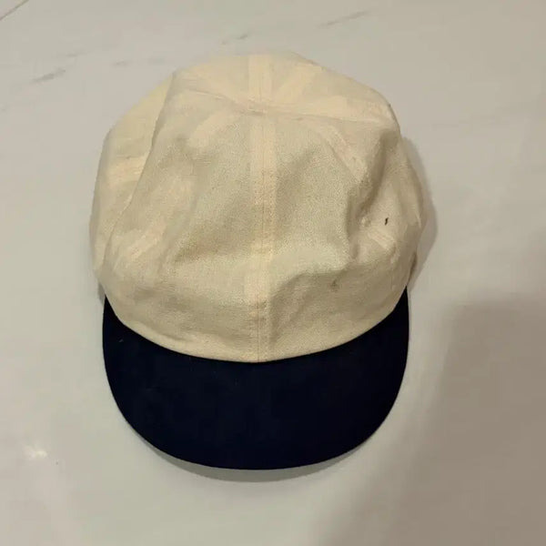 [BUNJANG] Saki + Show Linen Color Block Newsboy Cap / Saki + Show 린넨 배색 캡