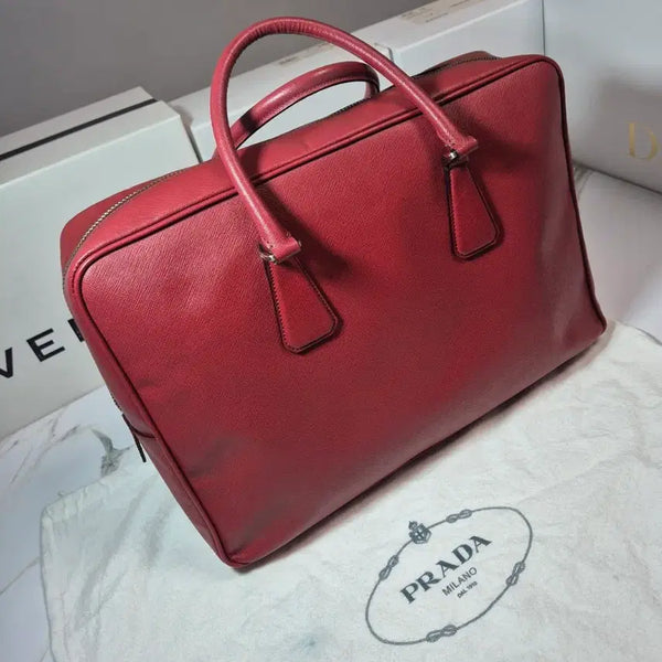 [BUNJANG] Prada Saffiano Leather Briefcase / (정품) 프라다 사피아노 가죽 브리프케이스 서류 가방