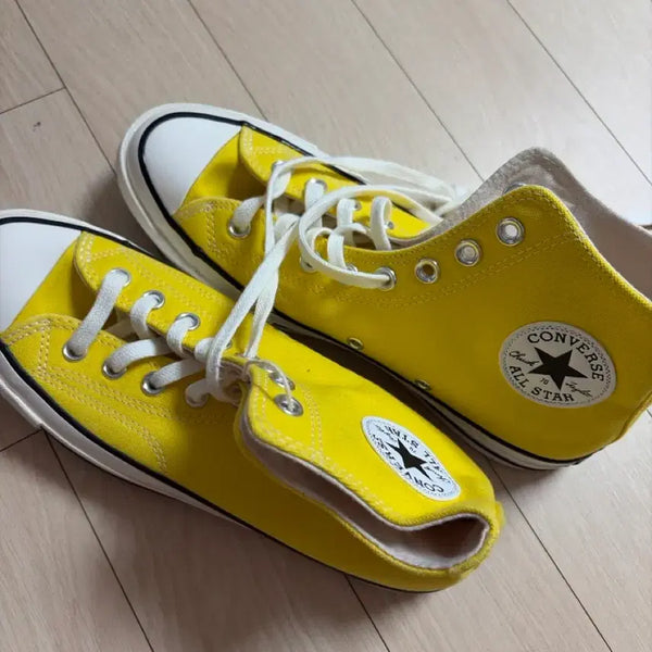 [BUNJANG] Converse Chuck Taylor All-Star High Top Yellow / 컨버스 척테일러 하이탑 옐로우