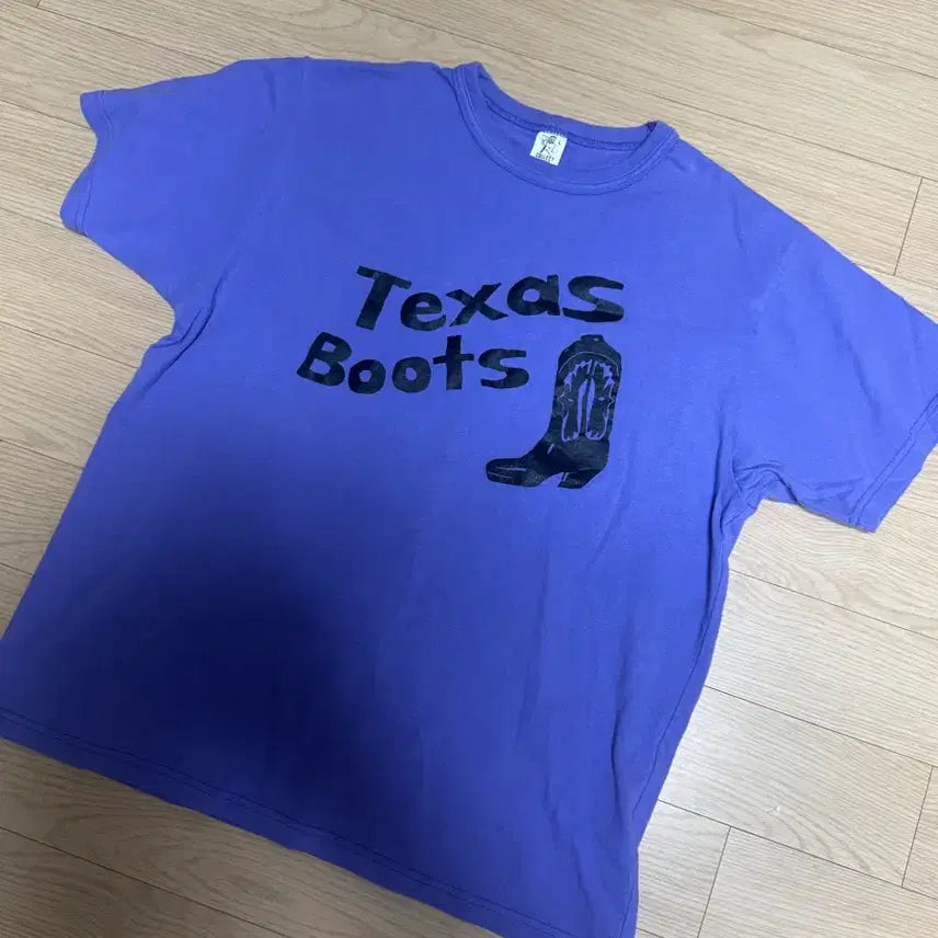 [BUNJANG] Collect Pieces Texas Boots Short Sleeve T-Shirt (Large) / 컬렉트피시스 반팔