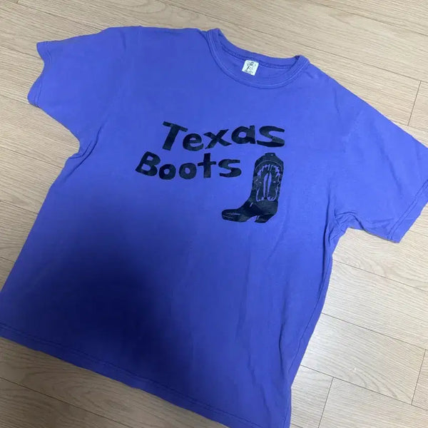 [BUNJANG] Collect Pieces Texas Boots Short Sleeve T-Shirt (Large) / 컬렉트피시스 반팔