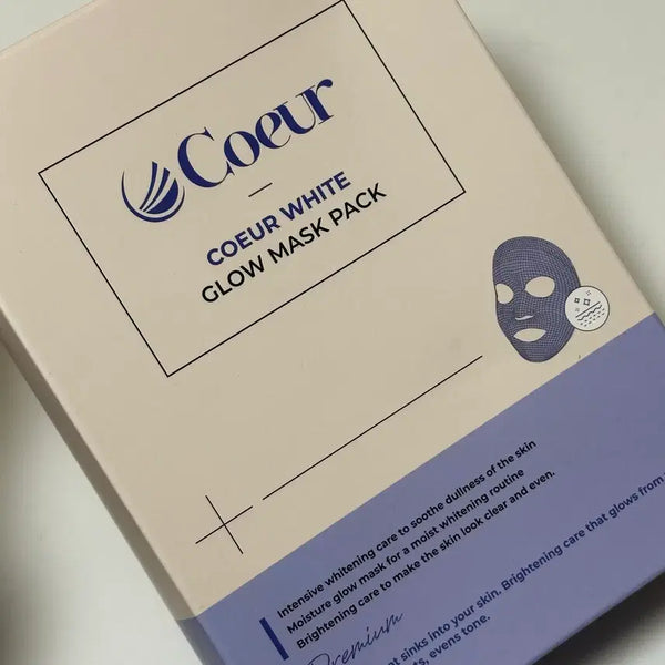 [BUNJANG] Coore White Glow Mask Pack 10 Sheets / 쿠르 화이트 글로우 마스크팩 10매