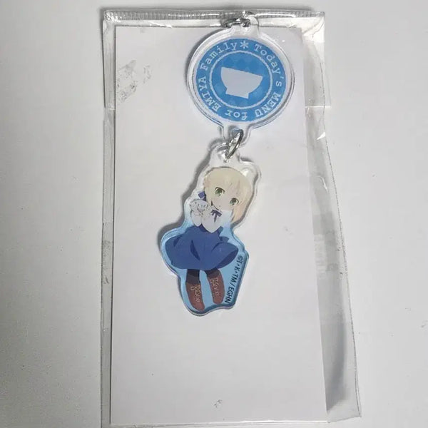 [BUNJANG] Fate/stay night Emiya Gohan Saber Acrylic Keychain / 페이트 스테이 나이트 에미야 밥상 세이버 아크릴 키링 판매