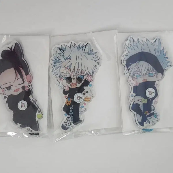 [BUNJANG] Jujutsu Kaisen Satoru Gojo Suguru Geto Unofficial Acrylic Keychain Set / 주술회전 고죠 사토루 게토 스구루 비공식 아크릴 키링 3종 판매