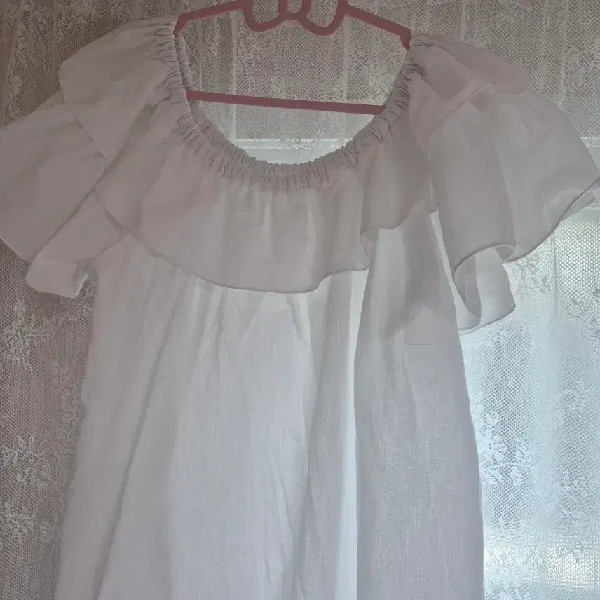 [BUNJANG] Enne Vintage Frill Blouse / 엔느 빈티지 프릴 블라우스