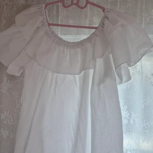 [BUNJANG] Enne Vintage Frill Blouse / 엔느 빈티지 프릴 블라우스